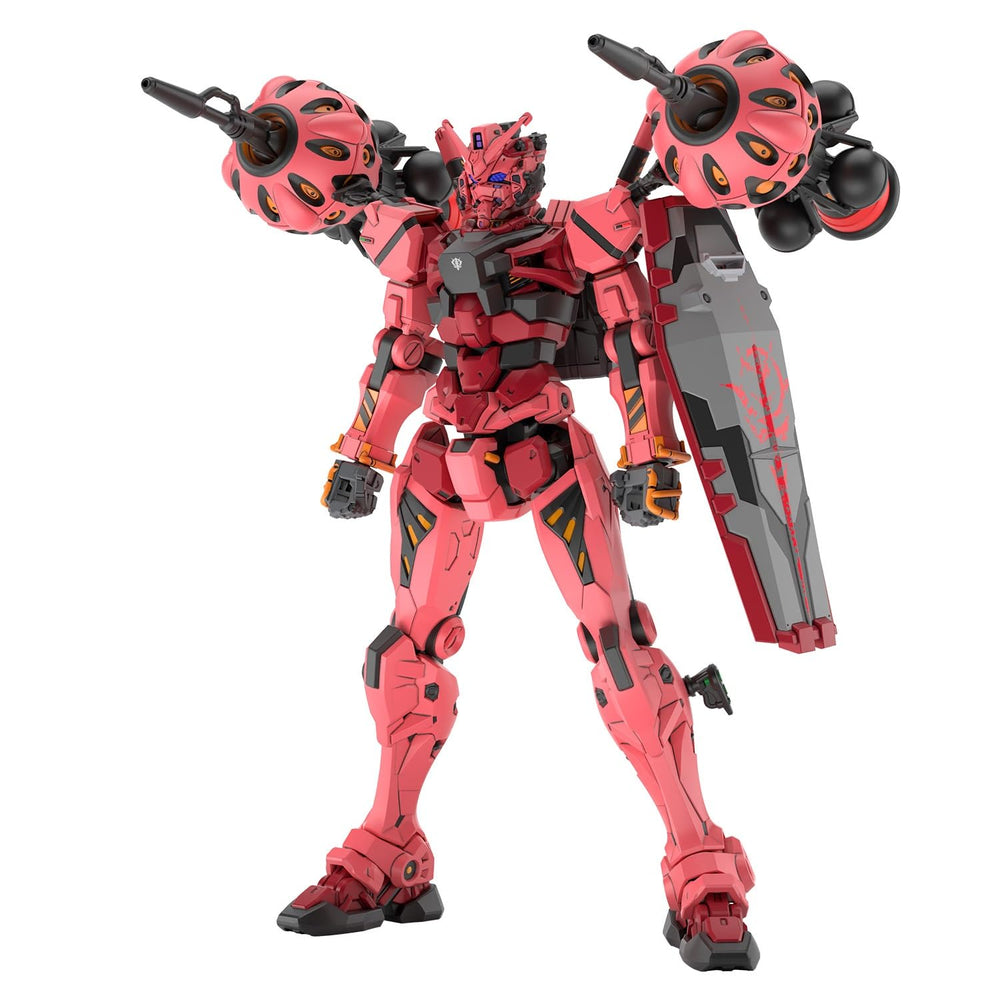 Bandai Spirits Red Gundam HG 1/144 front view highlighting bold color separation