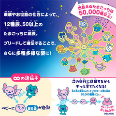 Bandai Tamagotchi Paradise Blue Water Sora character with sky influence