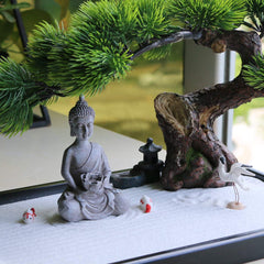 BangBangDa Buddha figurine promotes serene focus during short work pauses