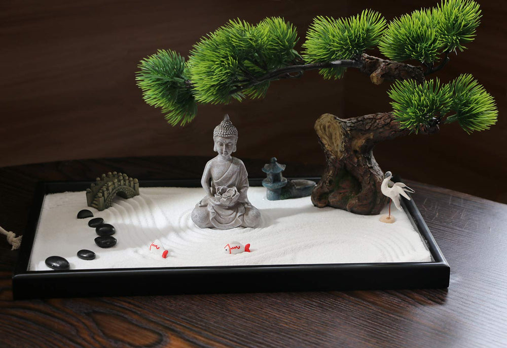 BangBangDa pagoda ornament elevates zen ambiance on a desk shelf