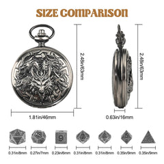 Banloga polyhedral metal dice set offering precise numbers and balanced rolls
