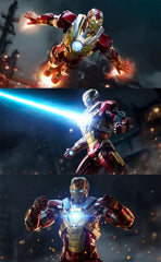 BANOBI MK17Ironman metallic paint finish delivers a realistic look.