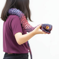 BANPIWOLG 47.5-inch snake model with flexible joints for lifelike pose