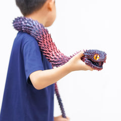 BANPIWOLG 47.5-inch snake model highlighting life-like design for collection