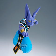 Banpresto Beerus vs Goku figure pose captures iconic stance for collectors.