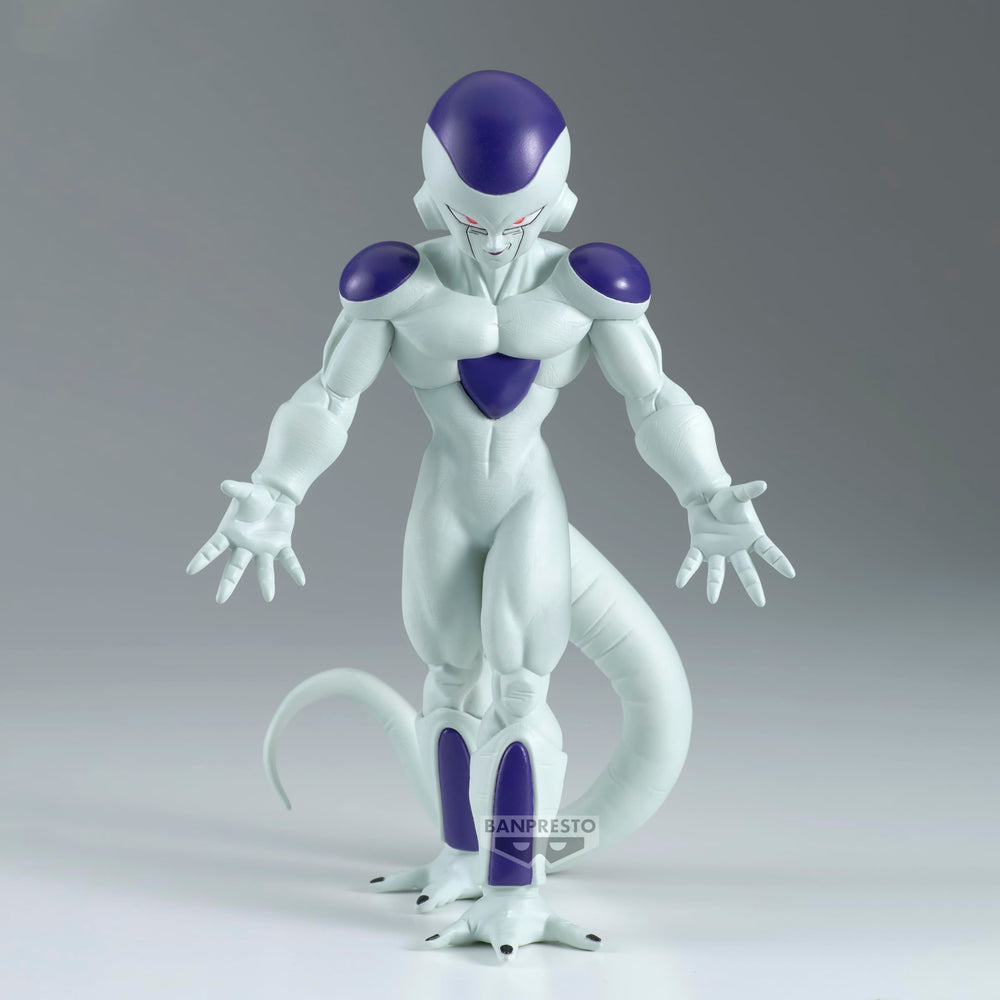 Frieza figure stands 6.3 inches tall for compact shelf displays