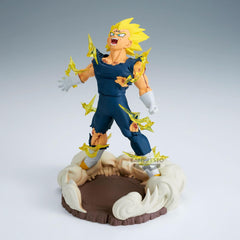 Banpresto Majin Vegeta History Box displayed with other figures boosts display variety.