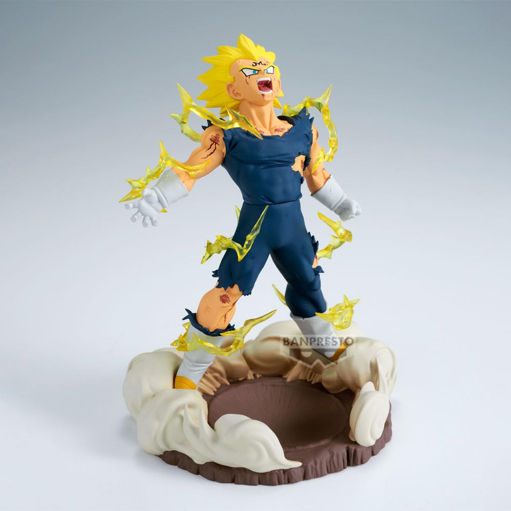 Banpresto Majin Vegeta History Box close-up reveals detailed sculpt and finish.