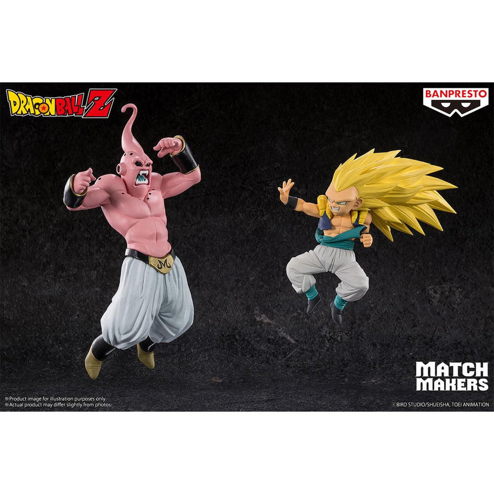 Banpresto Dragon Ball Z match makers display piece ideal for collection setups.