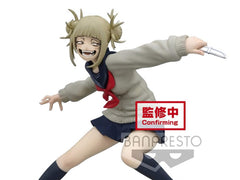Banpresto Himiko Toga figure side profile highlighting character silhouette.