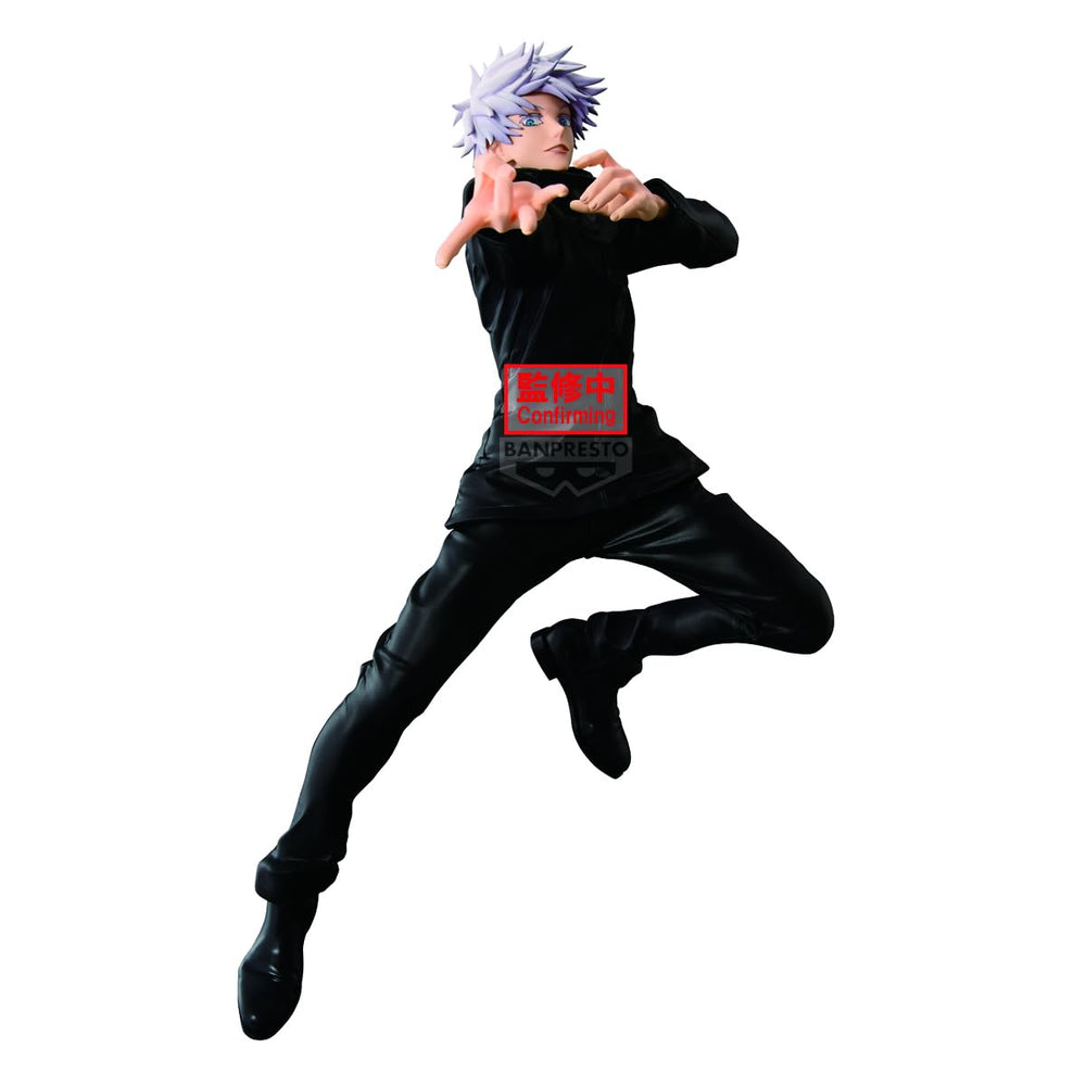 Banpresto Satoru Gojo Maximatic figure display-ready pairs with other Banpresto figures