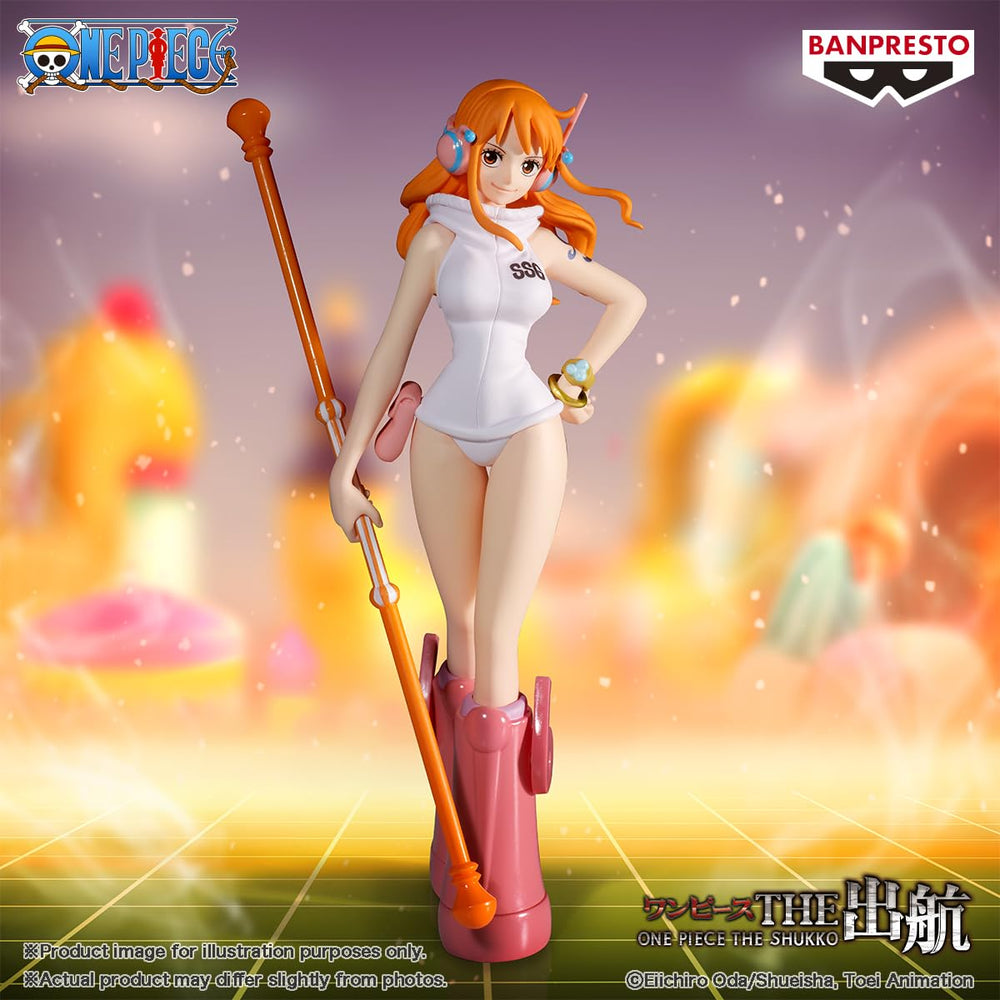 Compact 6.3-inch statue fits standard display shelves.