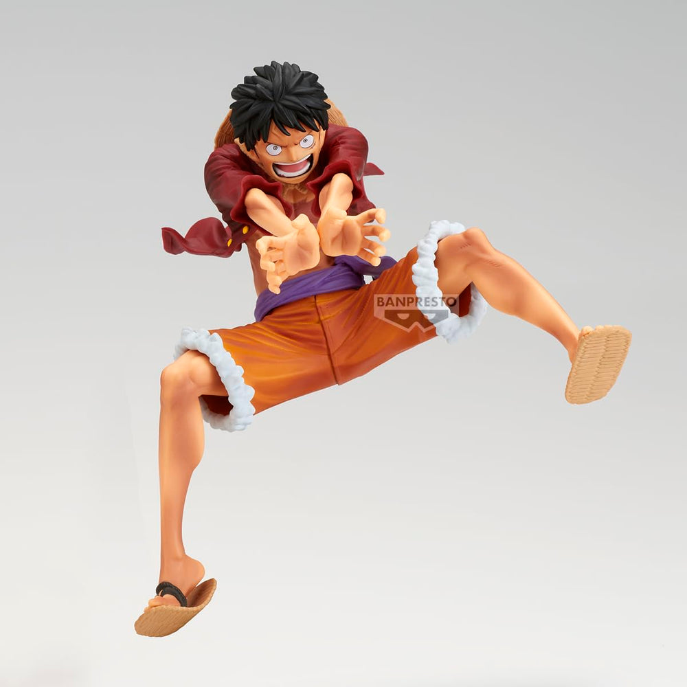Banpresto Monkey D. Luffy Maximatic Special B figure, side view, compact display option.