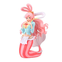 Banpresto Shirahoshi figure front view highlights 6.3-inch height for shelf display.
