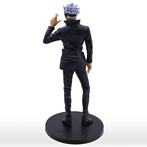 Banpresto Satoru Gojo figure close-up face highlighting intricate detailing.