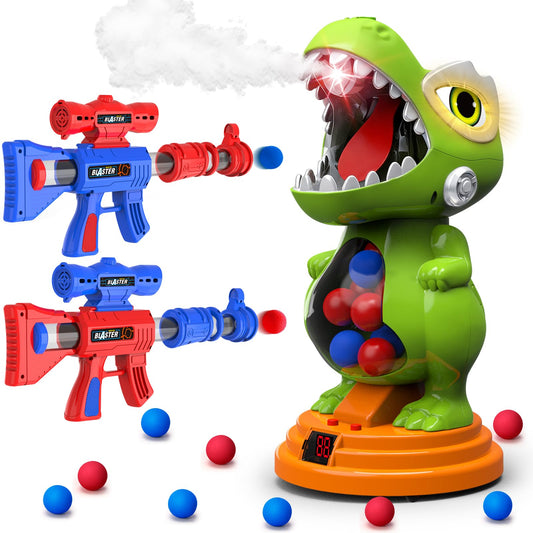 BAODLON dinosaur shooting target ready for a hit, ideal for improving aim and timing.