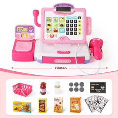 BAODLON pretend credit card and swipe scanner supporting engaging shopping role-play