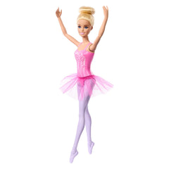Barbie ballerina doll in en pointe shoes for poised performances.
