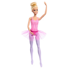 Barbie ballerina doll with purple tutu for imaginative dance play.