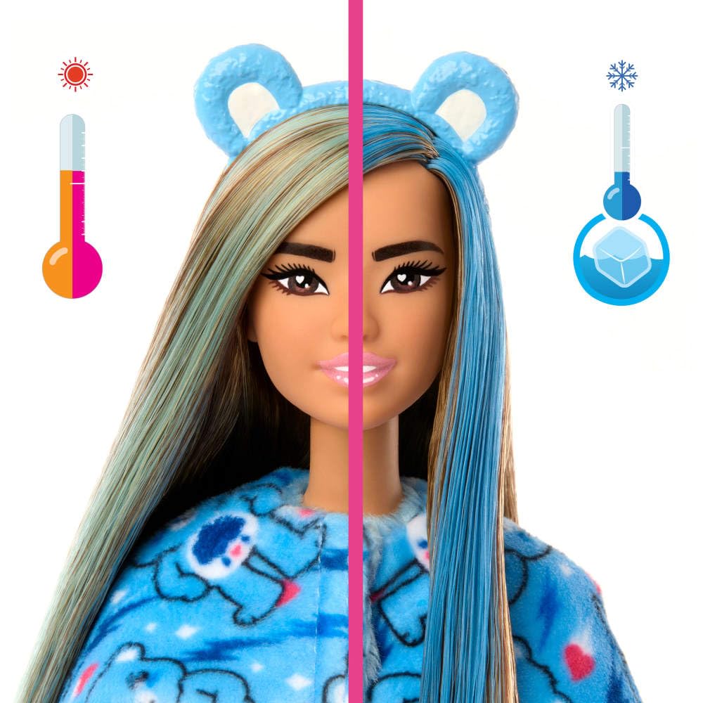 Barbie Cutie Reveal Care Bears shoes sunglasses and sponge-comb for complete outfits