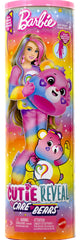 Barbie Cutie Reveal Care Bears 10-surprise unboxing inspires imaginative storytelling.
