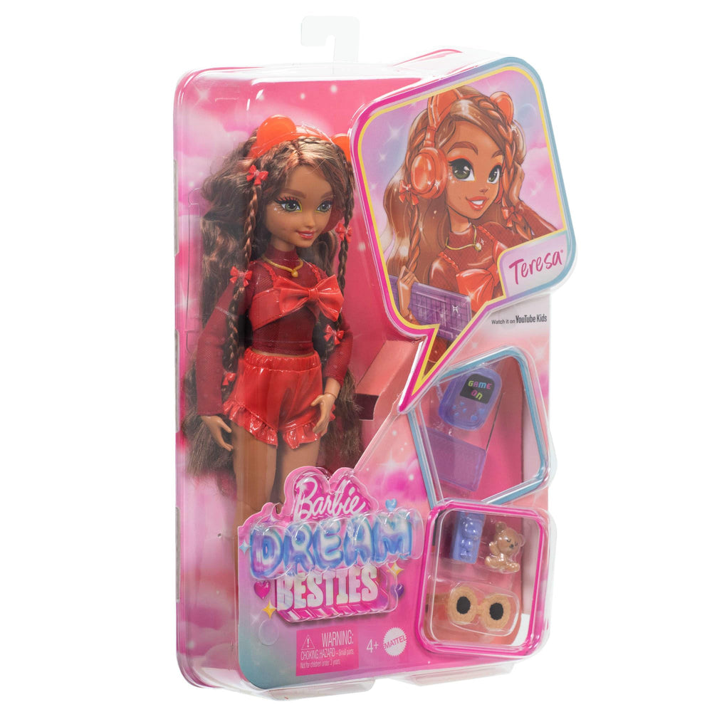 Barbie Dream Besties Teresa doll teddy bear completes accessories