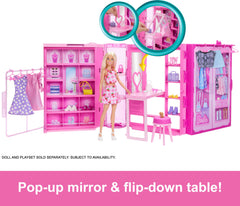 Barbie Dream Closet vanity mirror for styling Barbie with a glamorous prep station