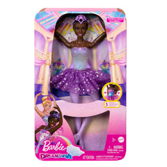 Barbie Dreamtopia Twinkle Lights Ballerina Doll supports storytelling and dance exploration