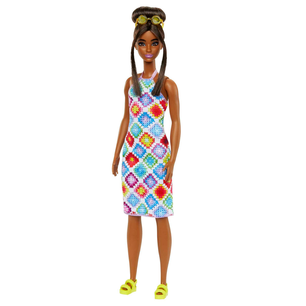 Barbie Fashionistas #210 collectible doll invites shared play with friends and fashion.