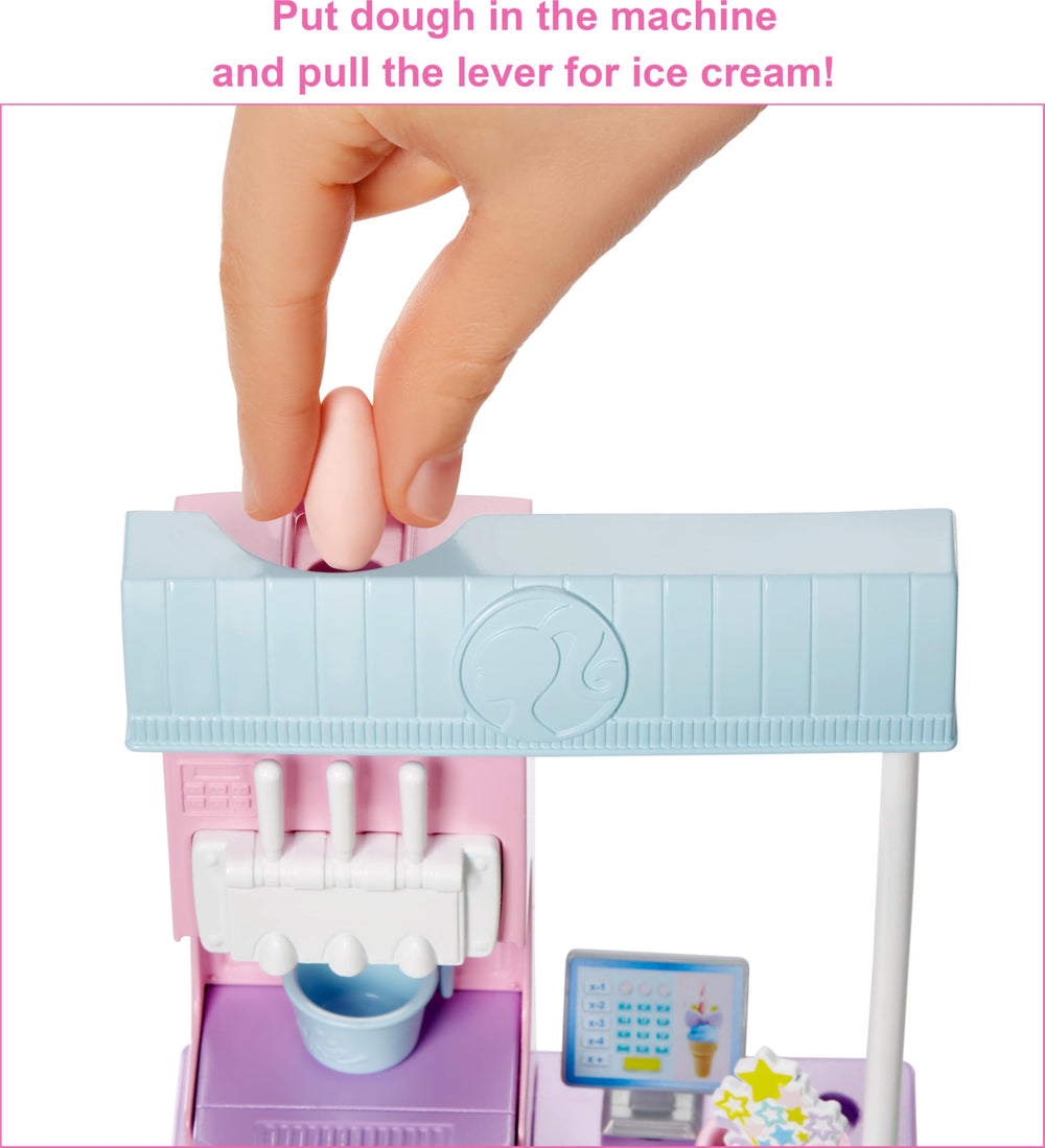 Barbie bowls and cones for realistic serving during playtime.