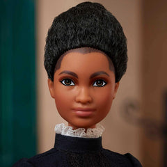 Barbie Ida B. Wells sculpted likeness supports storytelling and display.