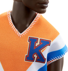 Barbie Ken Fashionistas grey shorts complement the outfit for versatile styling.