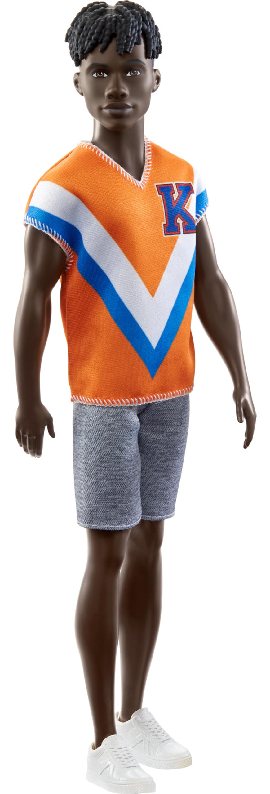 Barbie Ken Fashionistas reusable bag stores doll and accessories for portability.