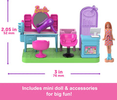 Barbie Mini BarbieLand reception desk for welcoming storytelling moments