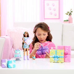 Barbie Party Stars doll with blue hair streaks inspires stylish dress-up