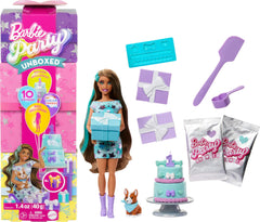 Barbie Party Unboxed Pet Birthday box reveals 10 surprises for creative play