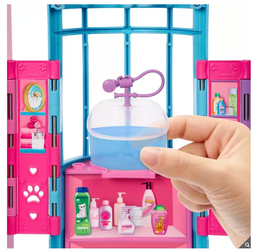 Barbie Pet Nursery vet counter for friendly check-ins and story-based care
