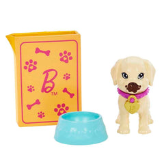 Barbie Pup Adoption pet carrier opens to transport pups.