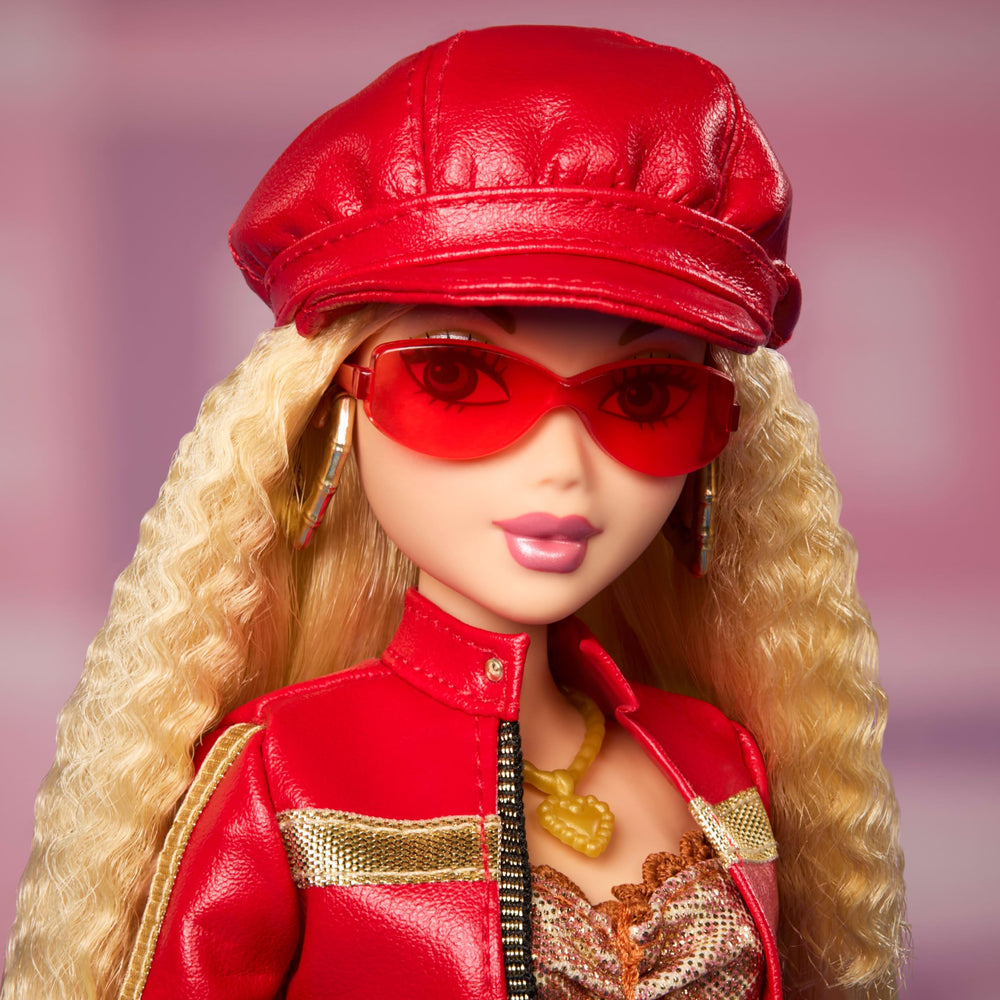 Barbie Signature My Scene doll with pleather newsboy cap for retro flair