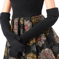 Barbie Rita Moreno opera-length gloves accentuating vintage glamour.