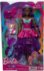 Barbie Touch of Magic Brooklyn doll with pets invites imaginative play.