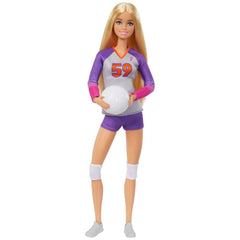 Barbie volleyball ball accessory for practicing serves, passes, and spikes.