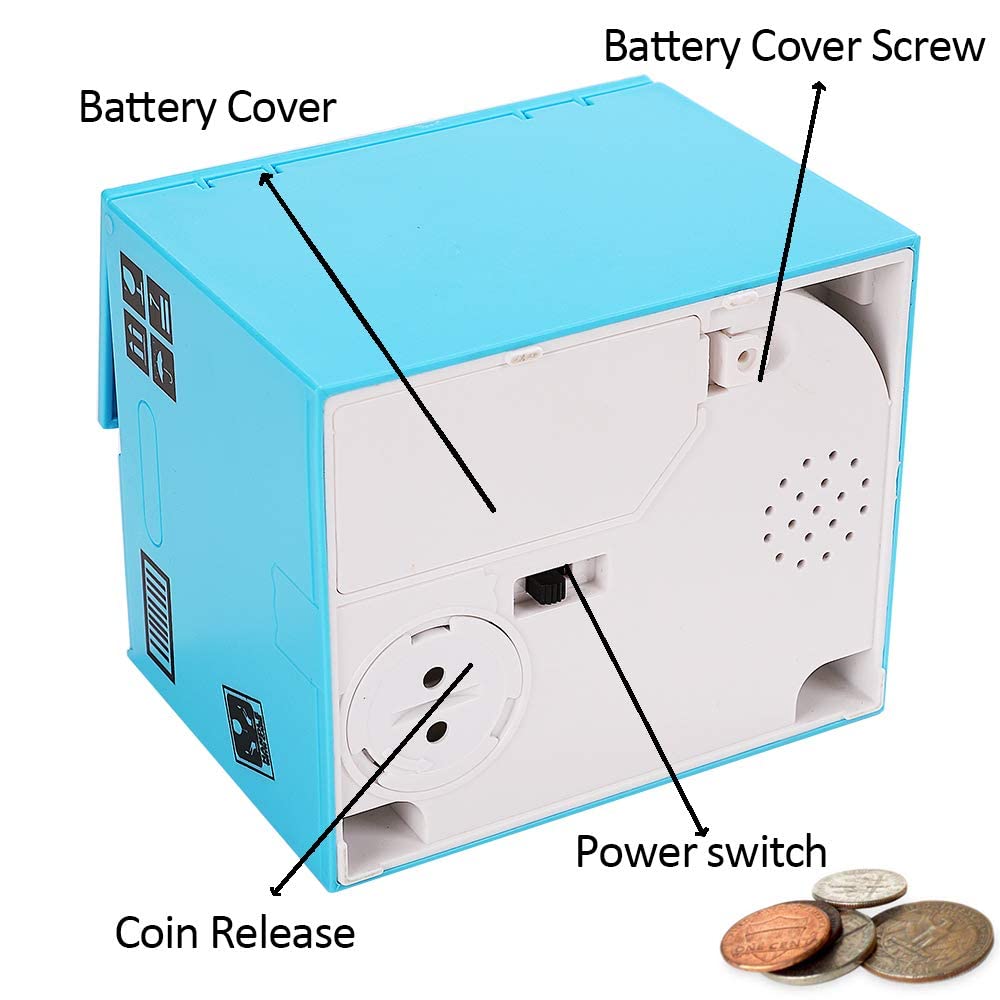 Barelove Monkey Piggy Bank ABS plastic keeps kids safe and the bank durable