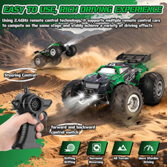 Barlisam RC car 2-4GHz controller demonstrating a stable signal for multiplayer fun.