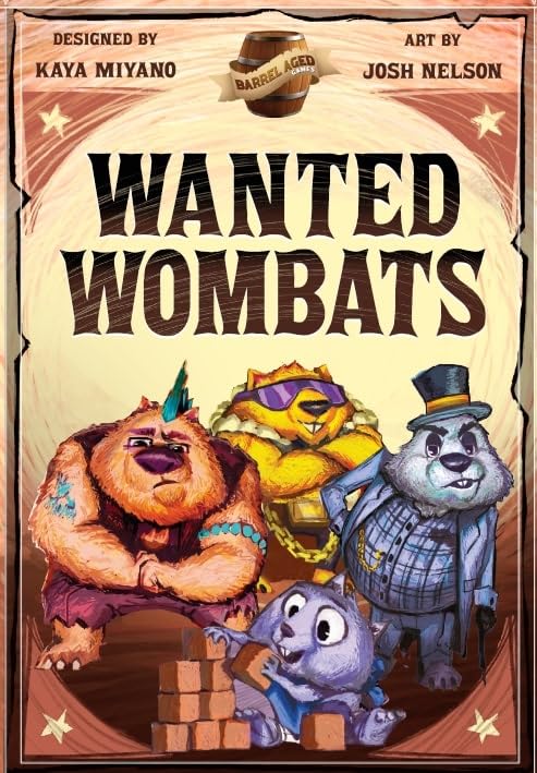 Barrel Aged Games Wanted Wombats players 2-6 in a lively game night