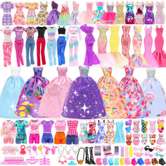 Barwa doll clothes collection box showcases a complete 11.5-inch wardrobe for imaginative play