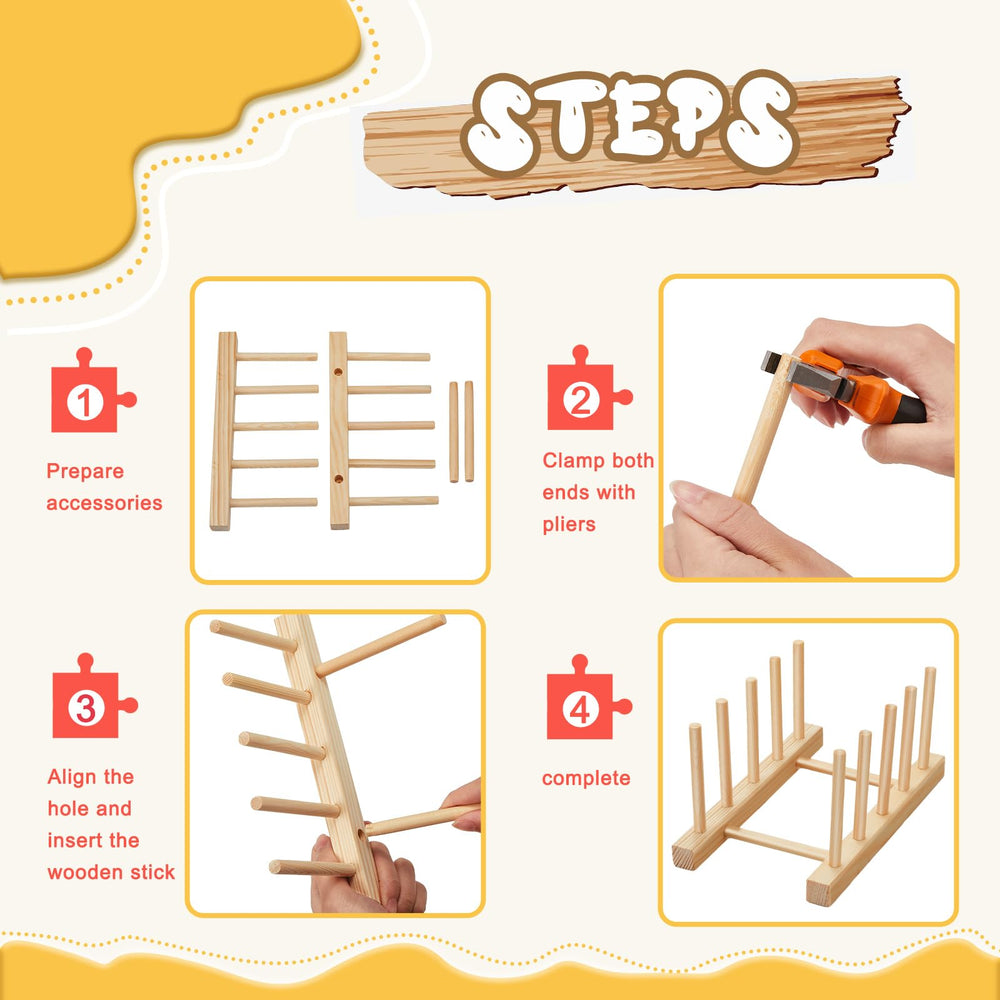 Barydat puzzle storage organization ideal for keeping blocks neat.