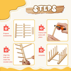 Barydat puzzle storage organization ideal for keeping blocks neat.