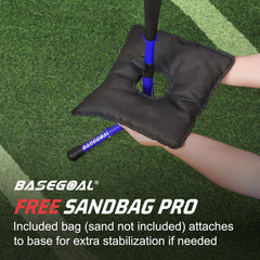 Foldable design makes storage quick after practice.