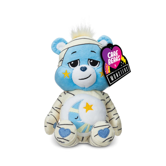 Basic Fun Care Bears Bedtime Bear as the Mummy, soft cuddle buddy for bedtime